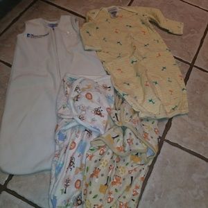 Bundle of 4 Newborn-3 Month Sleep Sacks
